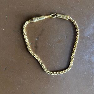 Dear Letterman gold bracelet